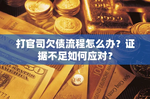 北京打官司欠债流程怎么办？证据不足如何应对？