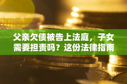 北京父亲欠债被告上法庭，子女需要担责吗？这份法律指南必须看完