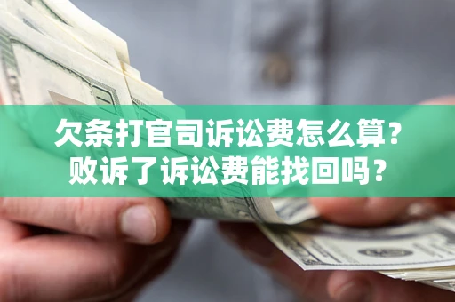 北京欠条打官司诉讼费怎么算？败诉了诉讼费能找回吗？